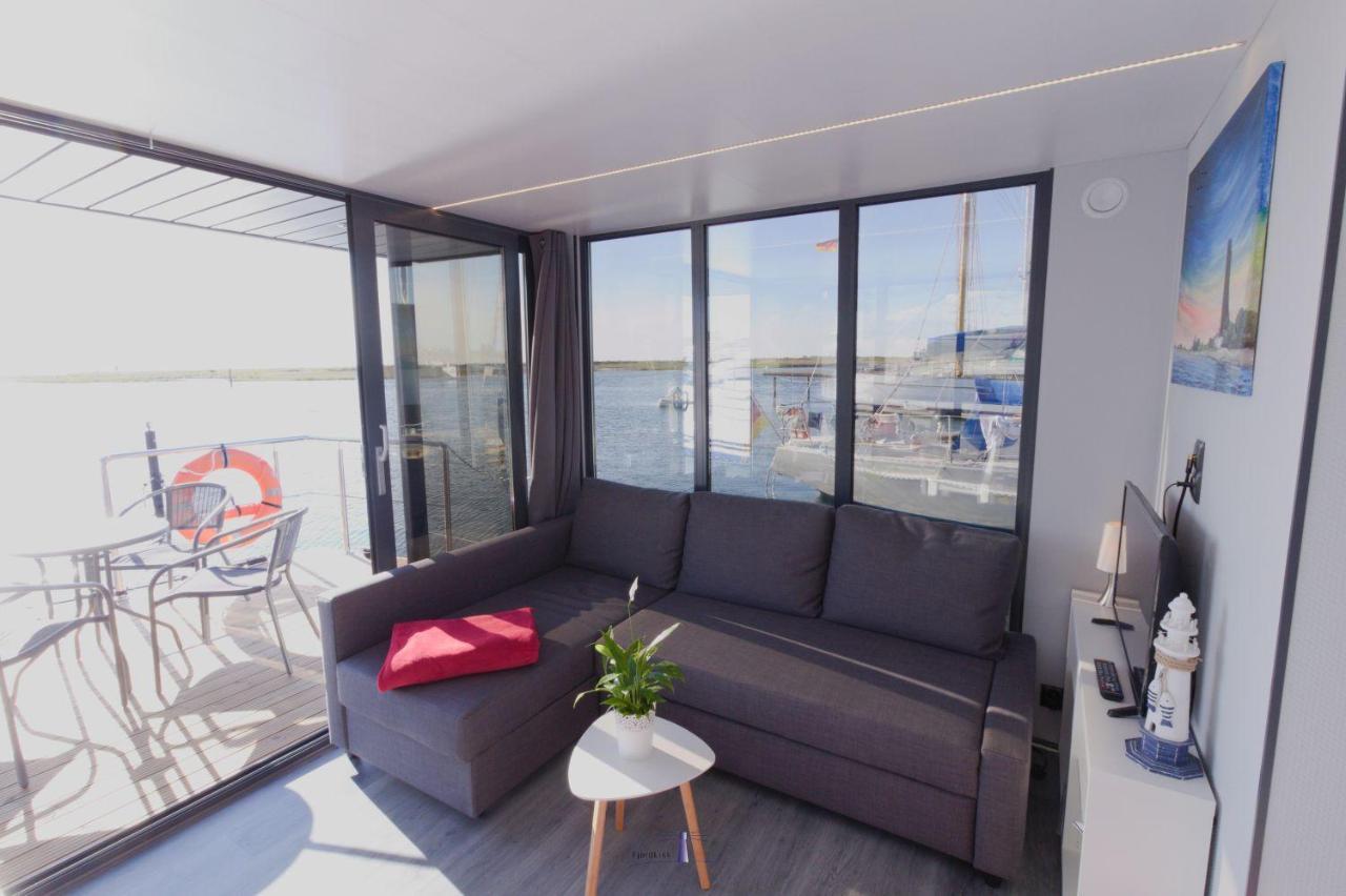 Hausboot Fjord Lacerta Mit Dachterrasse In Wendtorf מראה חיצוני תמונה